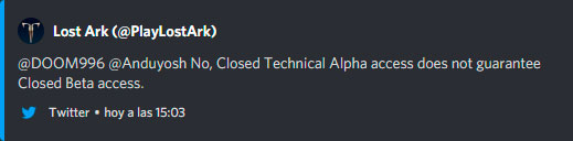 El acceso a la alfa de Lost Ark no garantiza el acceso a la beta cerrada