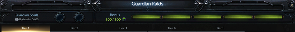 Guardianes raid resteo